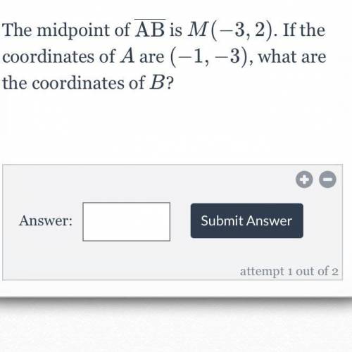 What are the coordinates of B and how is that the answer ?