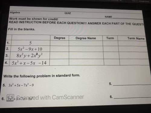 How do I find the answers for the box?