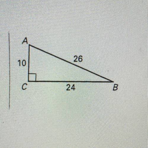 Find cos A and B. Write each answer as a fraction