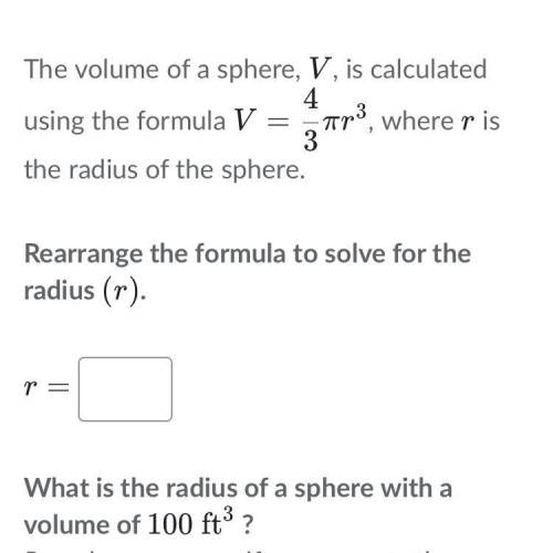 The volume of a sphere