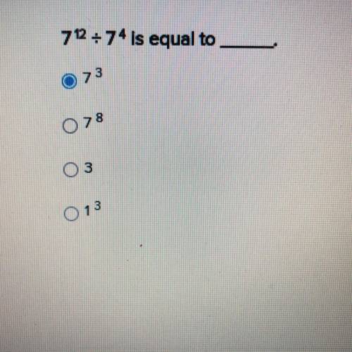 712 - 74 is equal to ___.
073
078
03
013