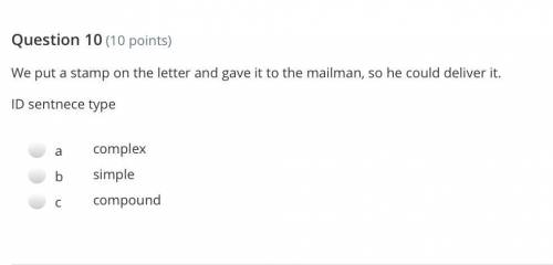 We put a stamp on the letter and gave it to the mailman, so he could deliver it.

Identify the Sen