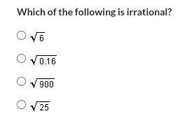Which of the following is irrational?