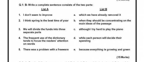 Add one of the following word to make each pair simple sentences into a compound or complex sentenc