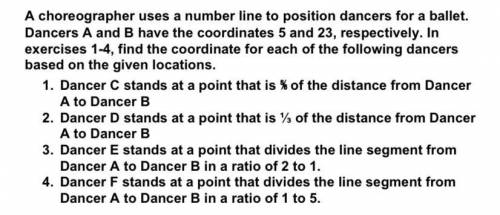 Find the coordinate for number 3 and 4