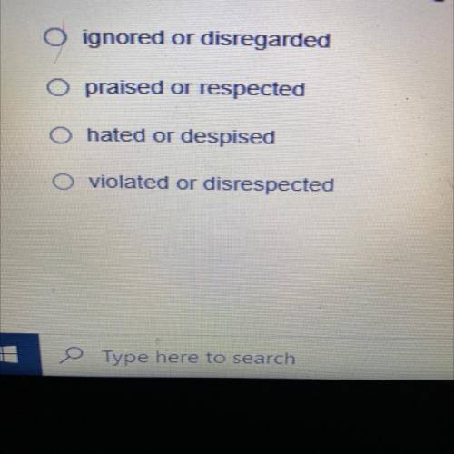 What is the best definition of desecrated