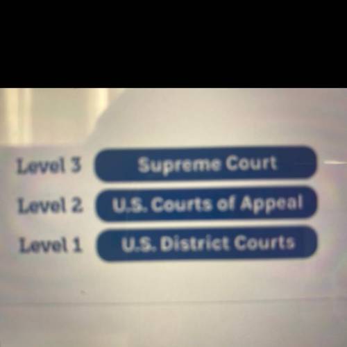 Which level(s) of the federal judicial system has/have only appellate jurisdiction?

Level 3: Supr