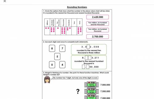Year 6 rounding answers are on yt just search year 6 rounding number answer the vid is made by clas