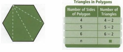 How many non-overlapping triangles would be in a polygon with 34 sides? how do you know?