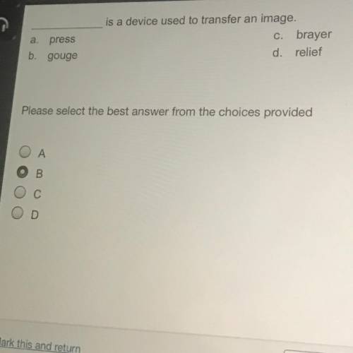 Is a device used to transfer an image ?