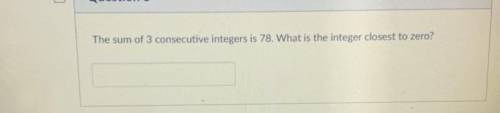 What is the integer closest to zero?