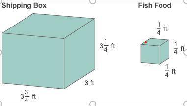 Just by looking at the images, what would be your guess of how many fish food boxes can fit into th