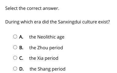 During which era did the sanxingdui culture exist.