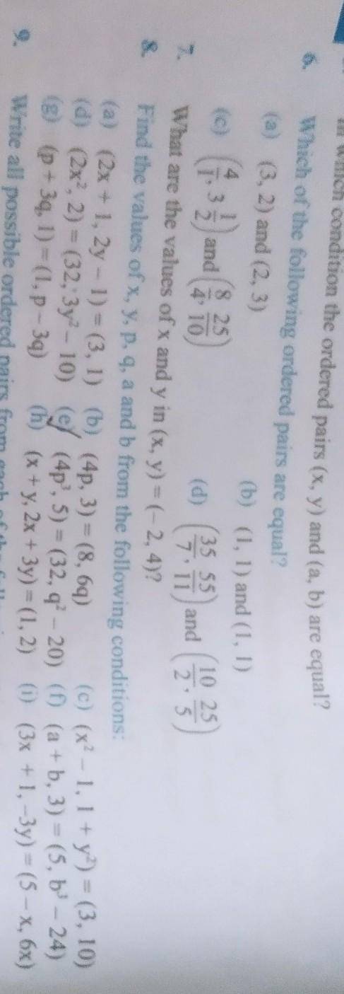 Please solve no. 8 if you can all but at lesat no. 8