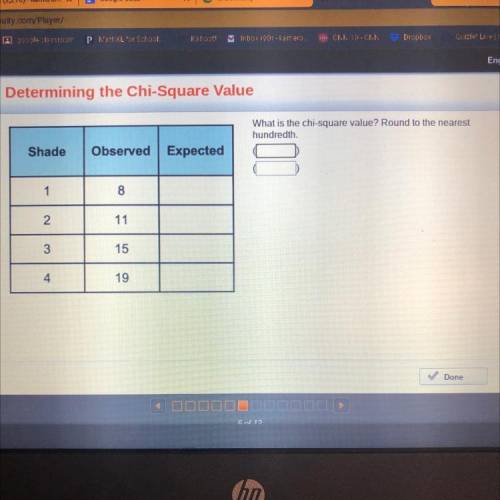 What is the chi-square value? Round to the nearest hundredth