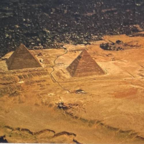 Which of the following would be a reasonable conclusion to draw from the image above?

Athe Giza