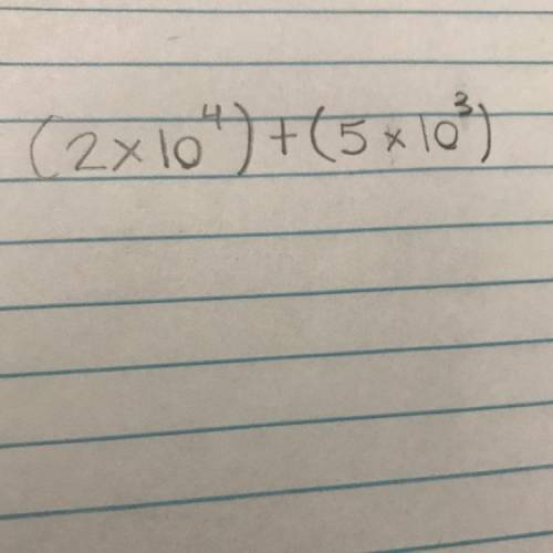 The answer in standard notation is