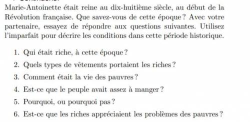 Can I please get some help with this French homework? Thanks!