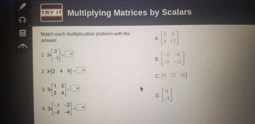 Match each multiplication problem with the answer