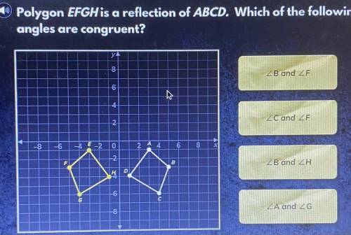 Which of the following angles are congruent?