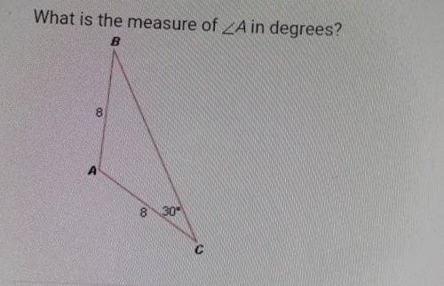 What is the measure of ZA degrees?