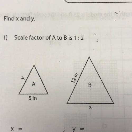 How do i do scale factor problems like so? answer the question and please explain