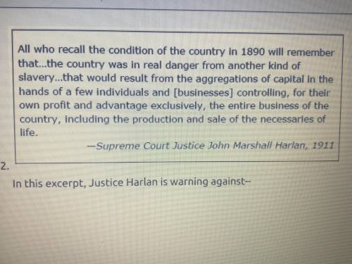 In this excerpt, justice Harlan is warning against-