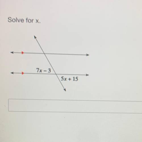 I need to know how to solve for x.