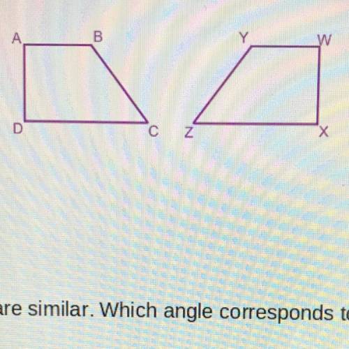 1.) The following figures are congruent. What side corresponds to side CD?

a. Side WX
b. Side ZX