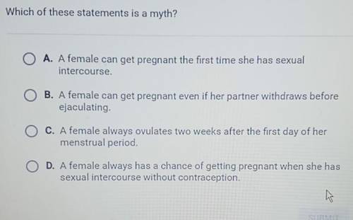 Which of these statements is a myth?