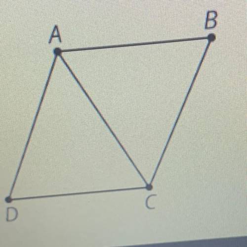 HELP URGENT GEOMETRY 

Tyler has written an incorrect proof to show that quadrilateral ABCD is