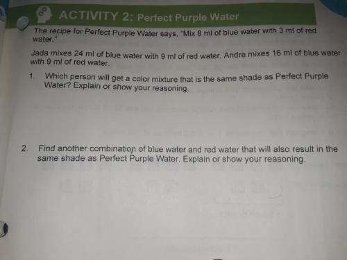 Activity 2: Perfect Purple Water!