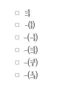 QUICK PLEASE!

Select ALL the correct answers.
Select all of the expressions that will result in a