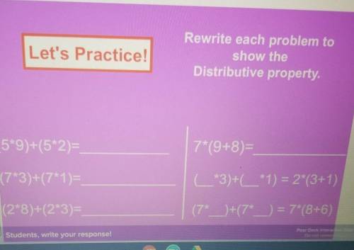 I have trouble with distributive property