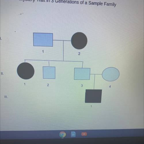 Is the shaded a dominant or recessive trait?