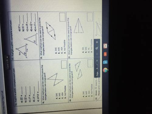 Unit 4 Test Congruent Triangles. i really need the answers