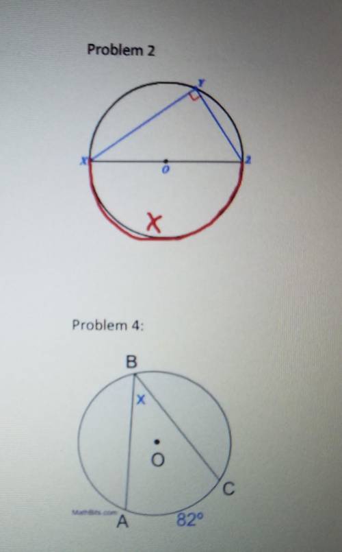 Solve both of these for x