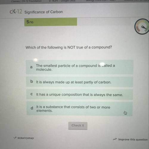 PLEASE! Biology significance of carbon