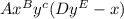 Ax^{B}y^{c}(Dy^{E}-x)