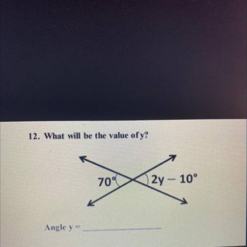 What will be the value of y?