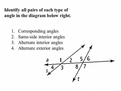 2-1 Additional Practice

Parallel Lines
Use the figure for Exercises 1-4. Identify all pairs of ea