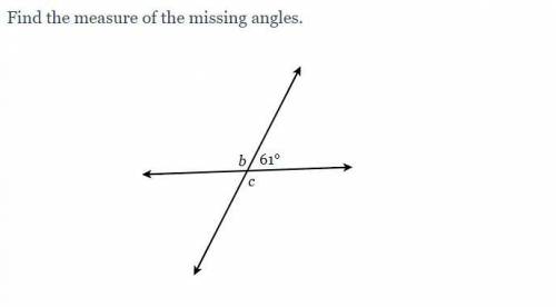 Find the measure of the missing angels.
