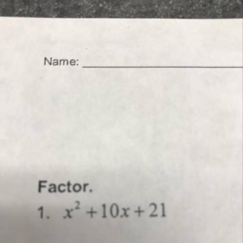 I’m factoring trinomials please help