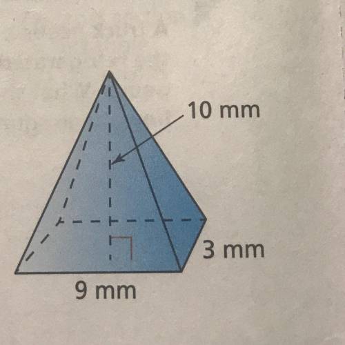 A. Draw the cross section that is formed when the pyramid is sliced vertically through its vertex a