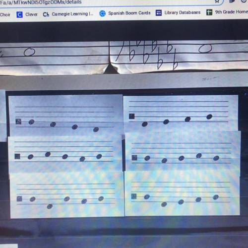 can someone tell me the solfege of these patterns from left to right? the first note on the second