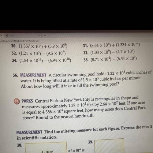 Help with question 36 please I need it ASAP
