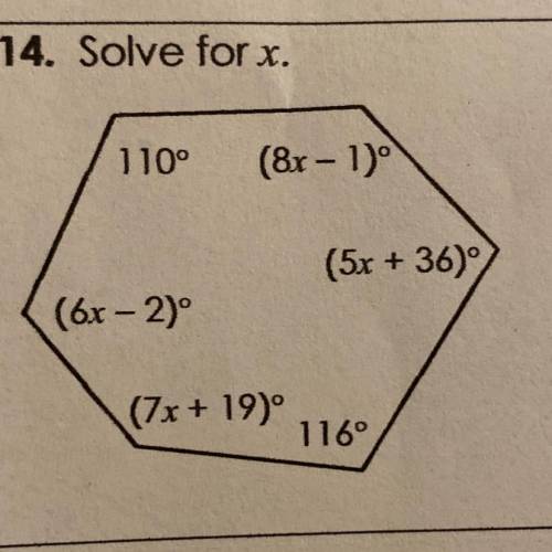 How to solve for x??