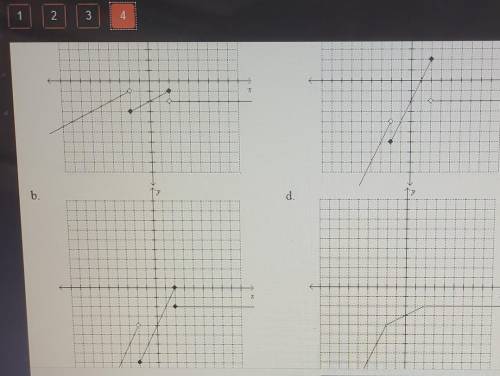 Please help,

Determine which is the graph of the given function. f(x) 2x if < - 2 2x - 2 if -