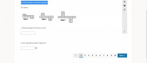 Use the tile pattern to answer the questions.