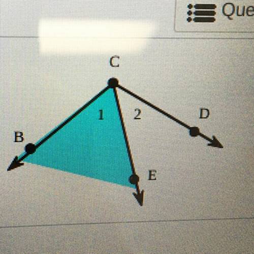 Three different ways to name the shaded angles are